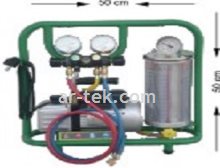 01 01 12 REFRIGERANT CHARGING STATION 1KG WITH VACUUM PUMP